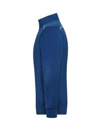 Half Zip Sweatshirt Blau